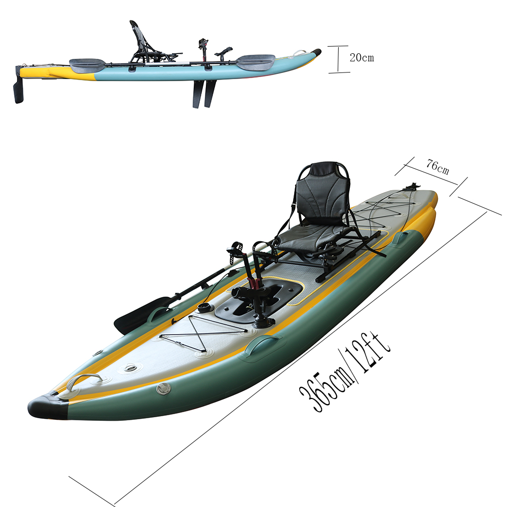 Pedal Propulsion Foldable Infl - Fishing Kayak Sit On Top review and price